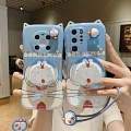 Japanese Blau Katze 3D Animals Glitters Holder Ears Telefon Case for iPhone 7 8 se2 Plus X Xs XR XsMax 11 12 13 Pro Max Cosplay