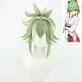 Genshin Impact Kuki Shinobu Perruque (Kimono Period, Green with Pony Tail)