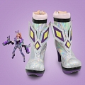Miss Fortune the Bounty Hunter Shoes (Silver, Wings) from League of Legends