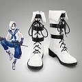 Identity V Mercenary Scarpe (White Boots, Sailor)