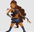 Winx Club Aisha Traje (Season 2, Gardenia Form)
