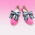 Cosplay Lolita Hot Rosa with Ribbon Scarpe (623)