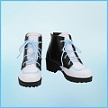 Cosplay Short Black White Shoes (524)