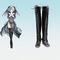 Date A Live Nia Honjou chaussures (Black Boots)